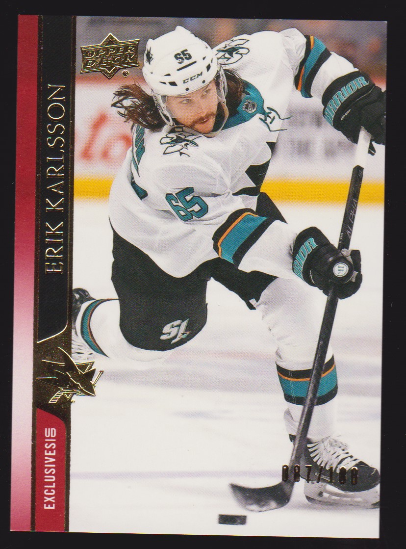 (image for) 2020-21 Upper Deck Exclusives #146 Erik Karlsson 87/100